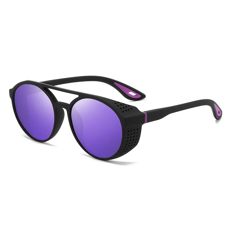 Polarized Sunglasses for Men Women Sun Glasses with Side Shields UV400 Protection Mirrored Lens Outdoor Sport Cycling Glasses