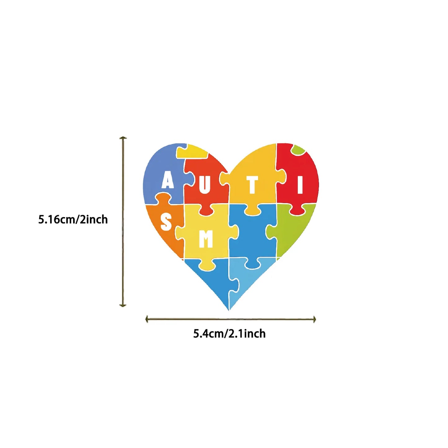 50Pcs Cartoon Autism Awareness Stickers Set Waterproof DIY Decorations for Notebooks Luggage Guitar  Children's Autism Day Gifts