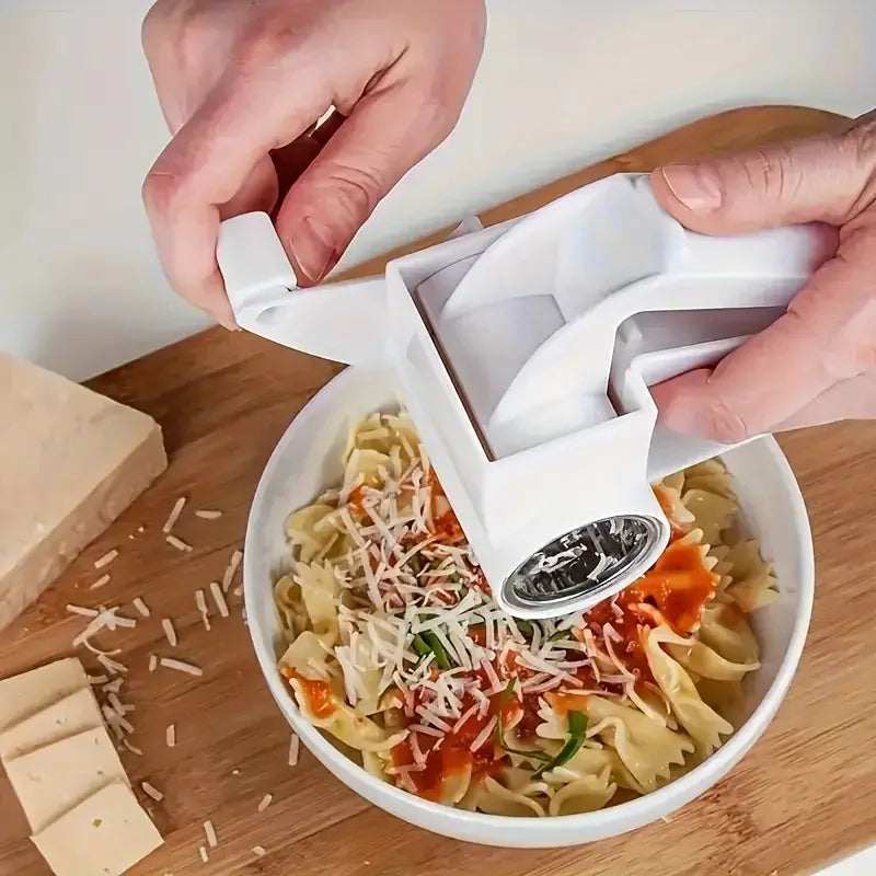 Rotary Cheese Grater - Hand Crank Easy Operation | Perfect for Pasta & Pizza Topping Your Pizza Making Best Friend Easy to Clean