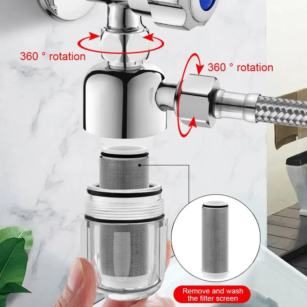 316 Stainless Steel Filter Front Filter Household Inlet Tap Water Shower Anti-Scale Purifier Filter Drinking Water
