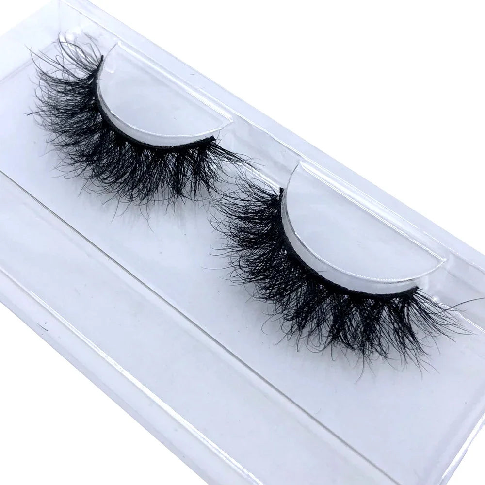 New Dropshipping natural wispy volume 3d mink lashes makeup eyelashes false lashes mink eyelashes with soft band