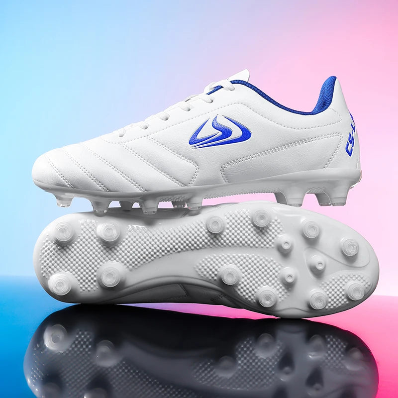 New Men Football Boots Outdoor Soccer Shoes TF FG Grass Cleats Comfortable Training Shoes Match Futsal Breathable Sport Indoor