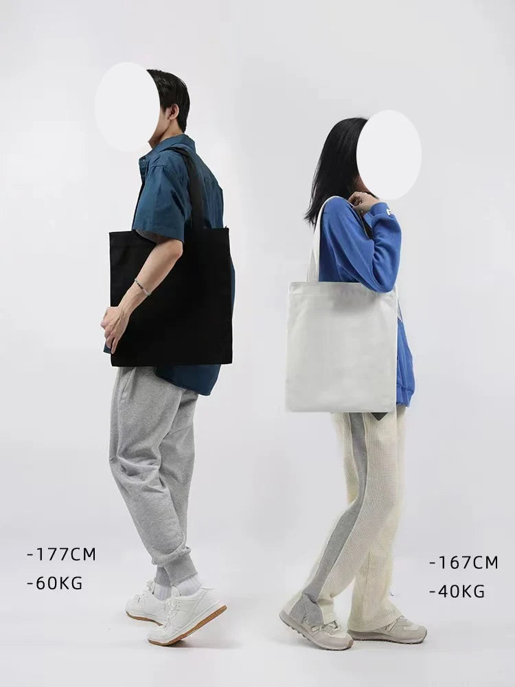 Women's Bag Cartoon Lady Bags New Handbags Man Tote Bag Eco Shopper Shopping Beach Cloth Canvas Handbag Shoulder Foldable the