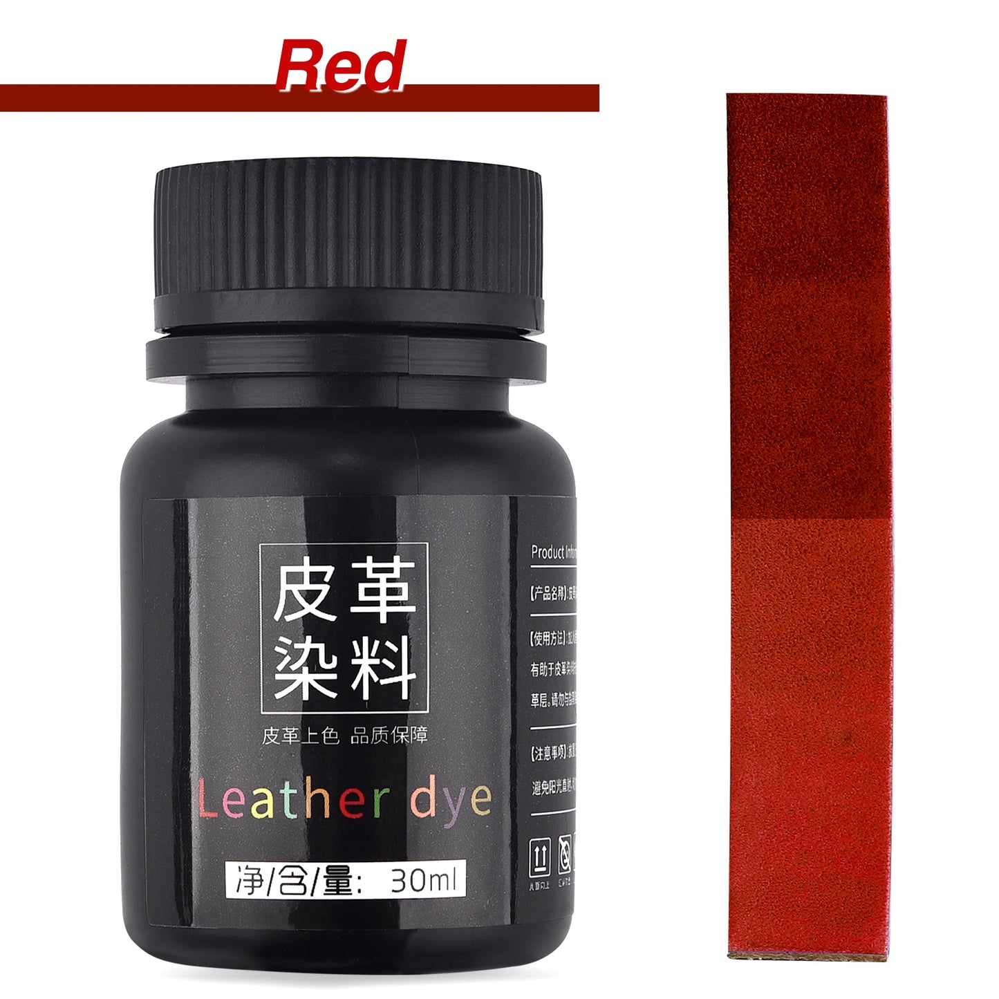30ml Leather Dyes Color Paint Handmade Leather Goods Carving Material Color Changing Dye Adjustable Diluted Alcohol Leather Dye