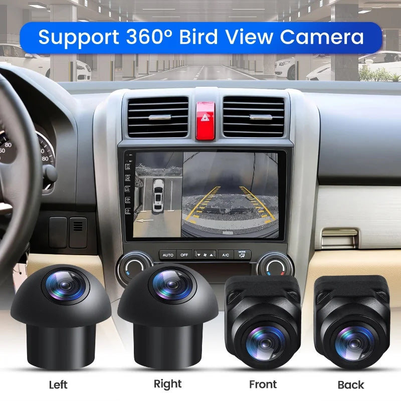 360° Panoramic Camera 3D AHD 1080P/720P Rear / Front / Left / Right 360 Bird View Camera for Car Android Radio Multimedia Player