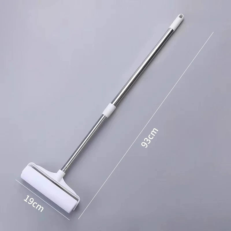 Adjustable Handle 93cm Lint Roller With Adhesive Sheet Powerful Cleaning Aid For Pet Hair