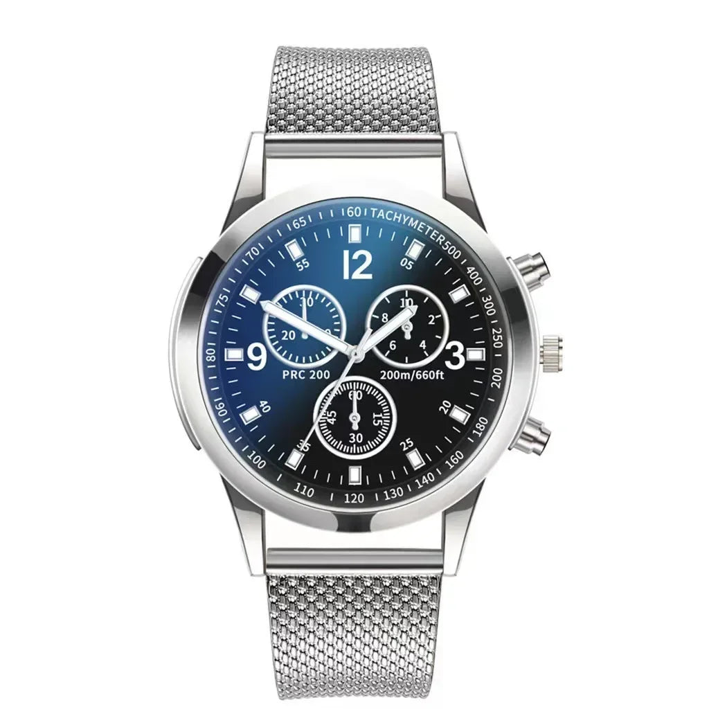 New Men Watches Luxury Band Round Watch Fashion Blu-ray Roman Watch for Man Relojes Para Hombre שעון ספורט Часы Мужские Наручные