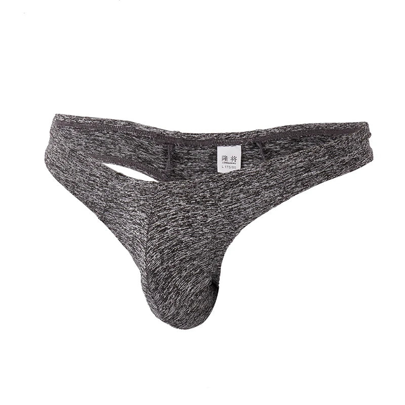 Thong Men's Underpants Sexy U Convex Comfortable Breathable Thin Section Sexy Men's Underwear Fashion T Back Thongs