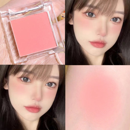 HISYI monochrome blush brightens matte nude makeup natural highlight repair three-dimensional eye shadow makeup