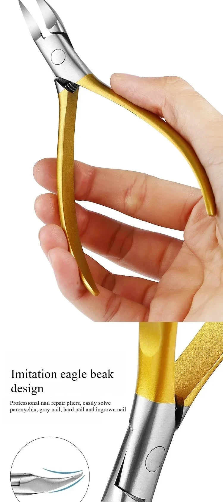 Nail Clippers Toenail Cutters Pedicure Manicure Tools Anti-Splash Ingrown Paronychia Professional Correction Tool Nails