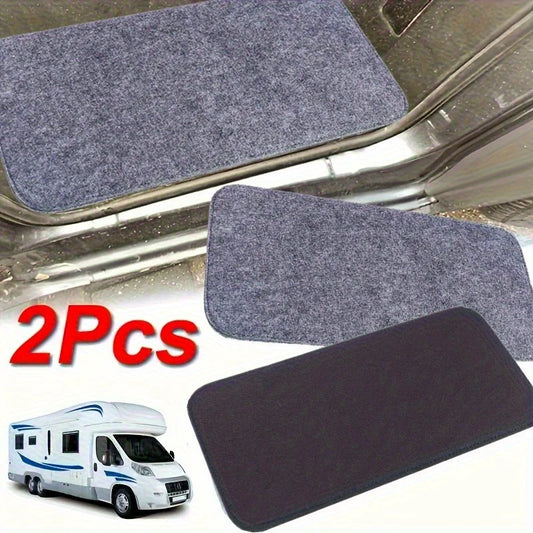 2PC Motorhome Carpet  Non-Slip Replacement Motorhome Accessories For Outdoor Travel Camping RV Cab Door Step Mats