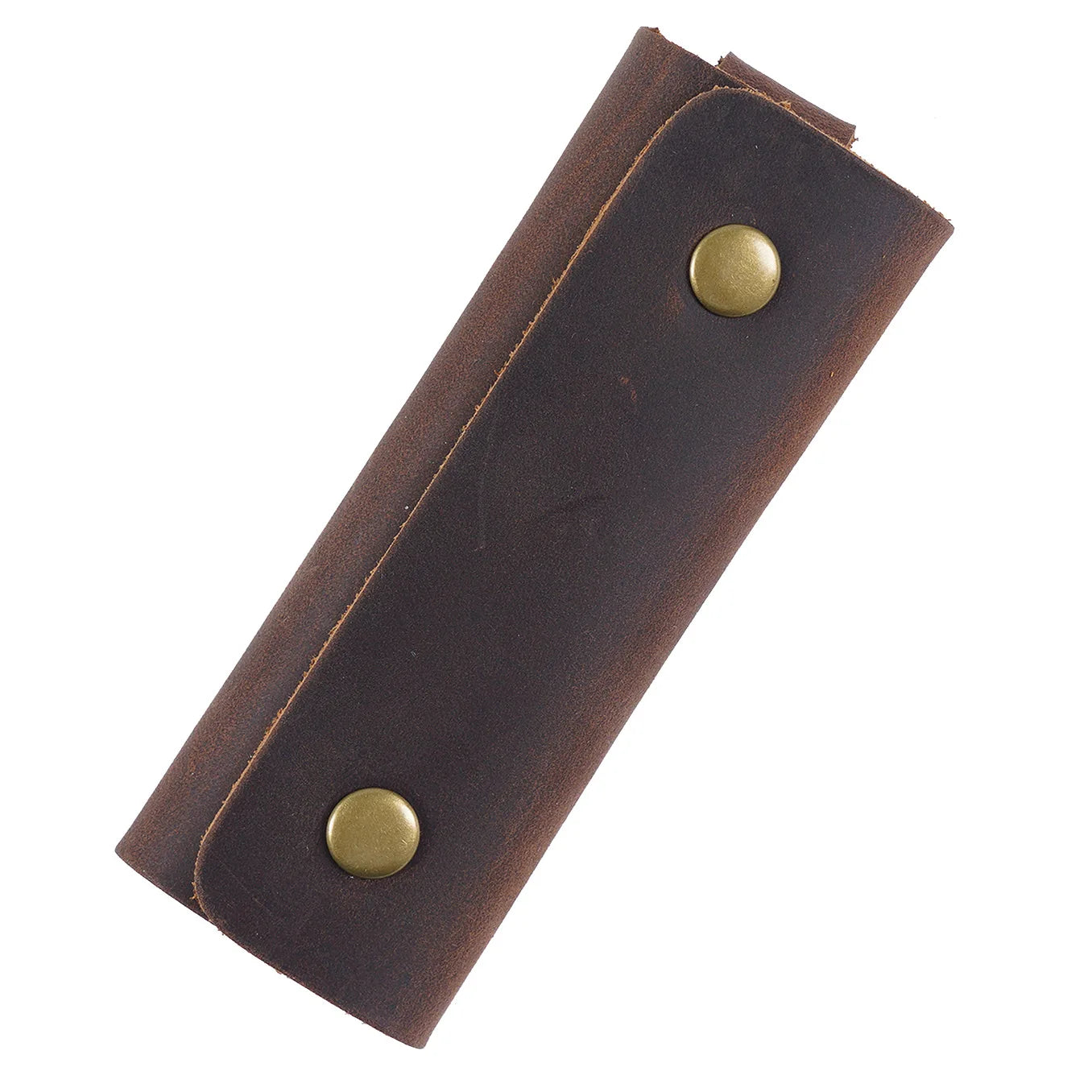 Genuine Leather Key Holder Small Home Keys Storage Bag Minimalist Key Ring Pouch Cow Leather Personalized Key Organizer Wallet