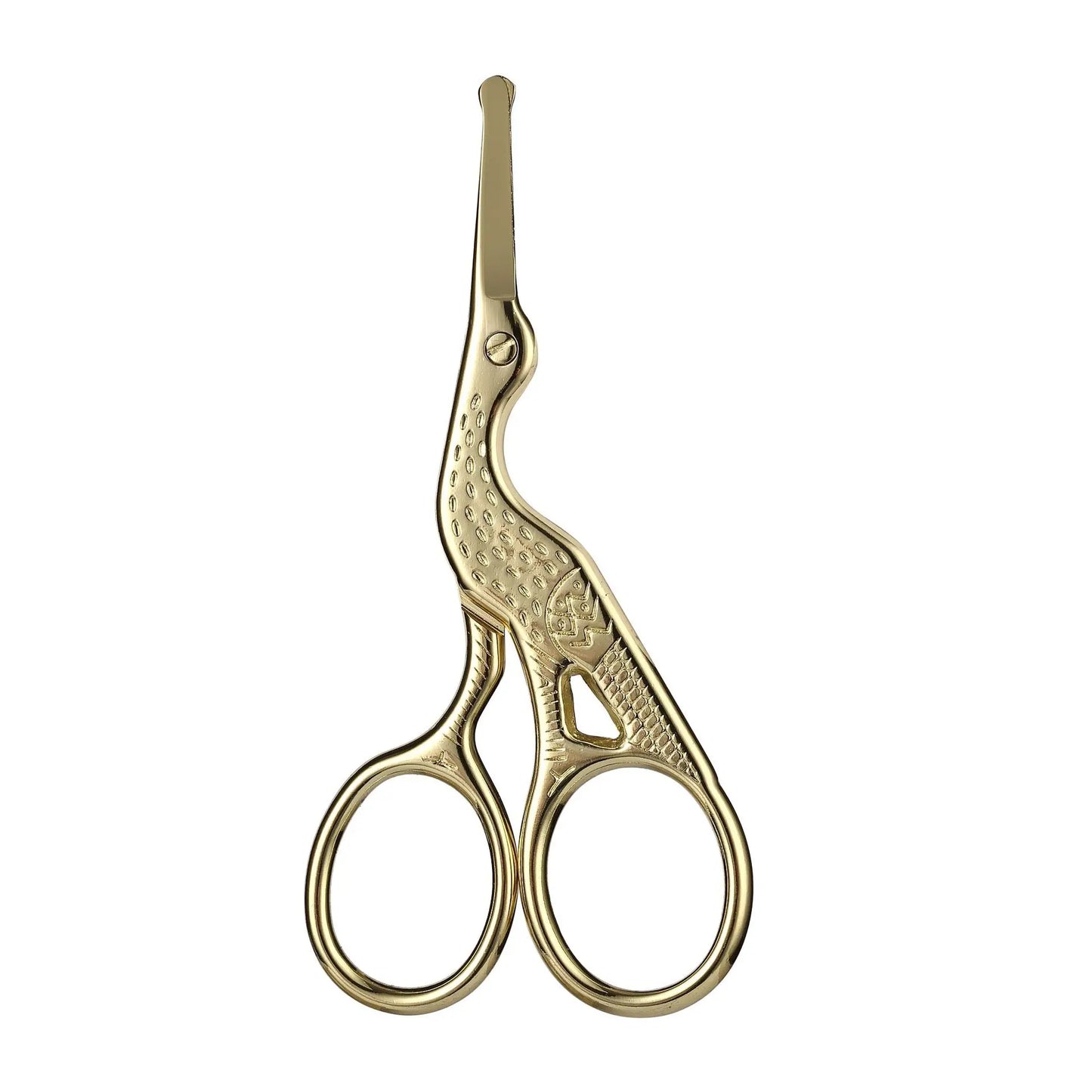 Hair Scissors Professional Beauty Scissors Facial Stainless Steel Mustache Nose Hair Beard Eyebrows Eyelashes Trimming Clippers