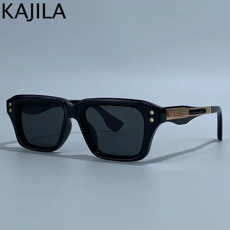 Retro Polarized Square Punk Sunglasses Men 2026 Luxury Brand Designer Classic Driving Shield Sun Glasses for Male Shades UV400