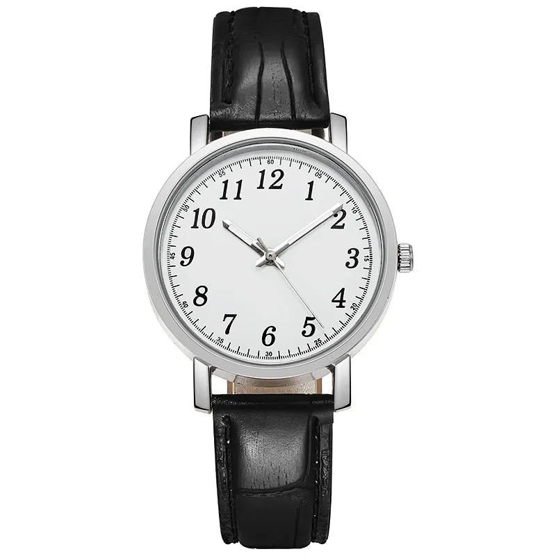 Men Watches Business Wrist Watch Luxury Leather Strap Analog Watches Quartz Wristwatches Clock Men Women Casual Simple Watch
