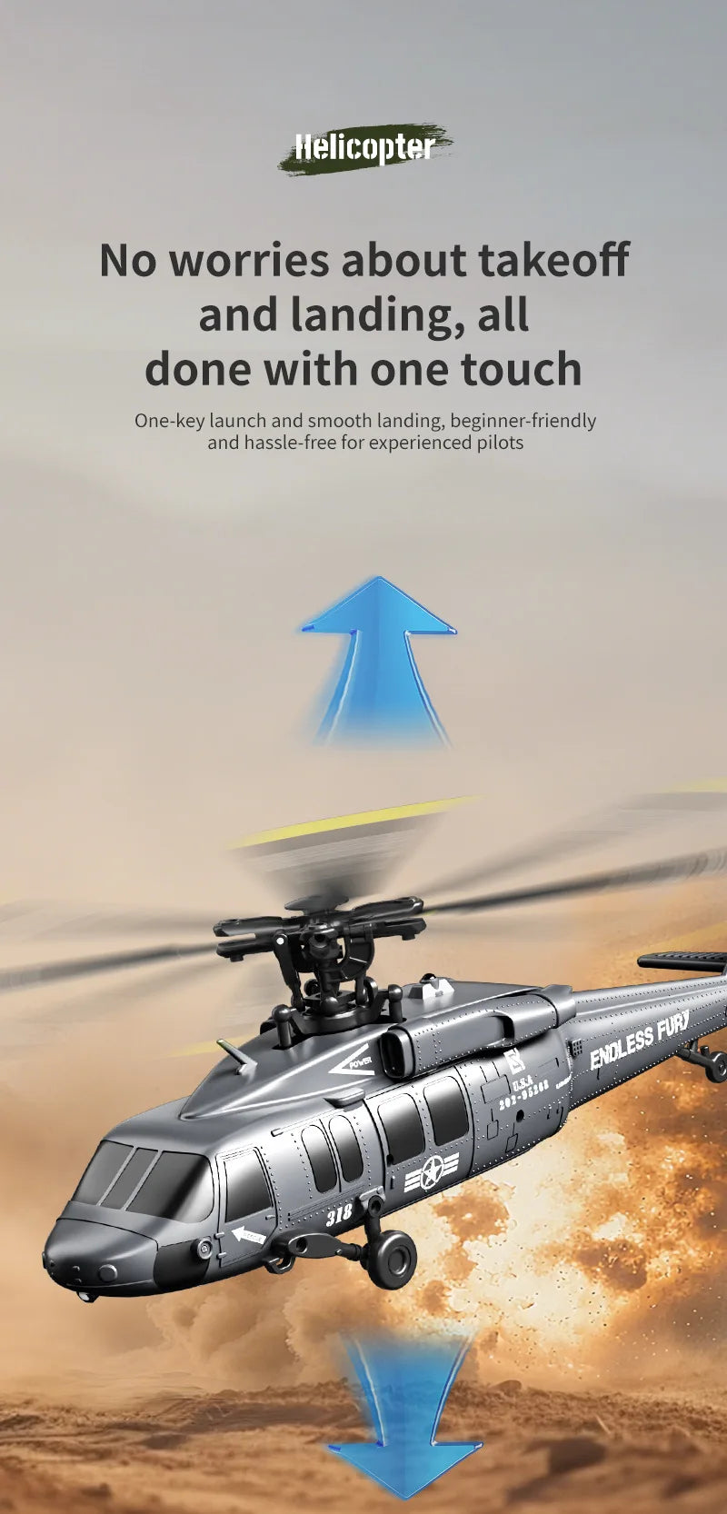 New Rc Plane 6ch Brushless Flying  Aerobatic  Helicopter Air Pressure High Optical Flow Positioning RTF Model Airplane Boy'S To