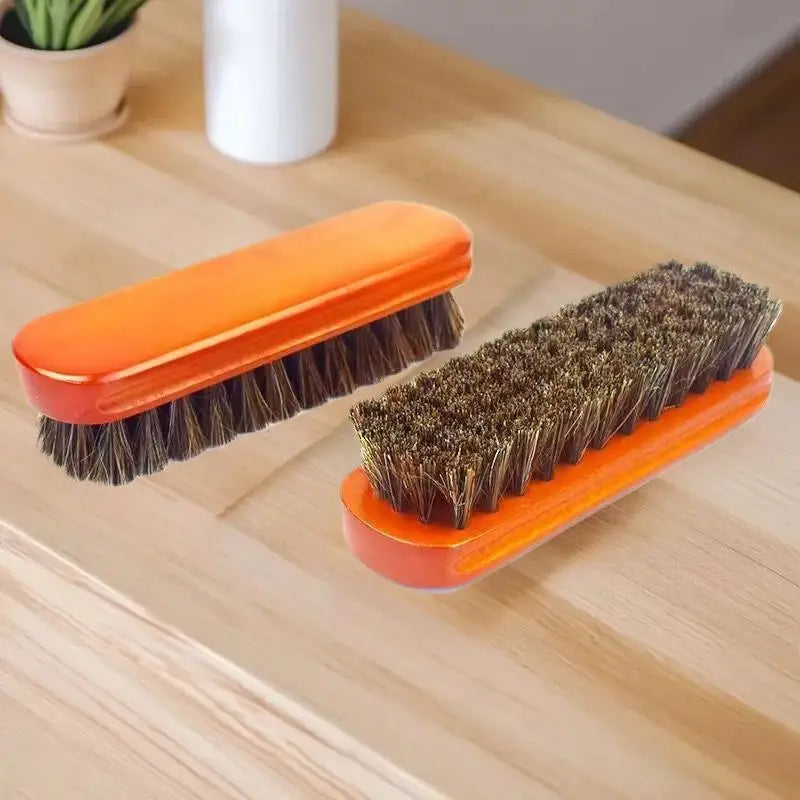 Elegant Polishing Brush made of Horsehair for Car Interiors, Furniture, Bags, and Apparel