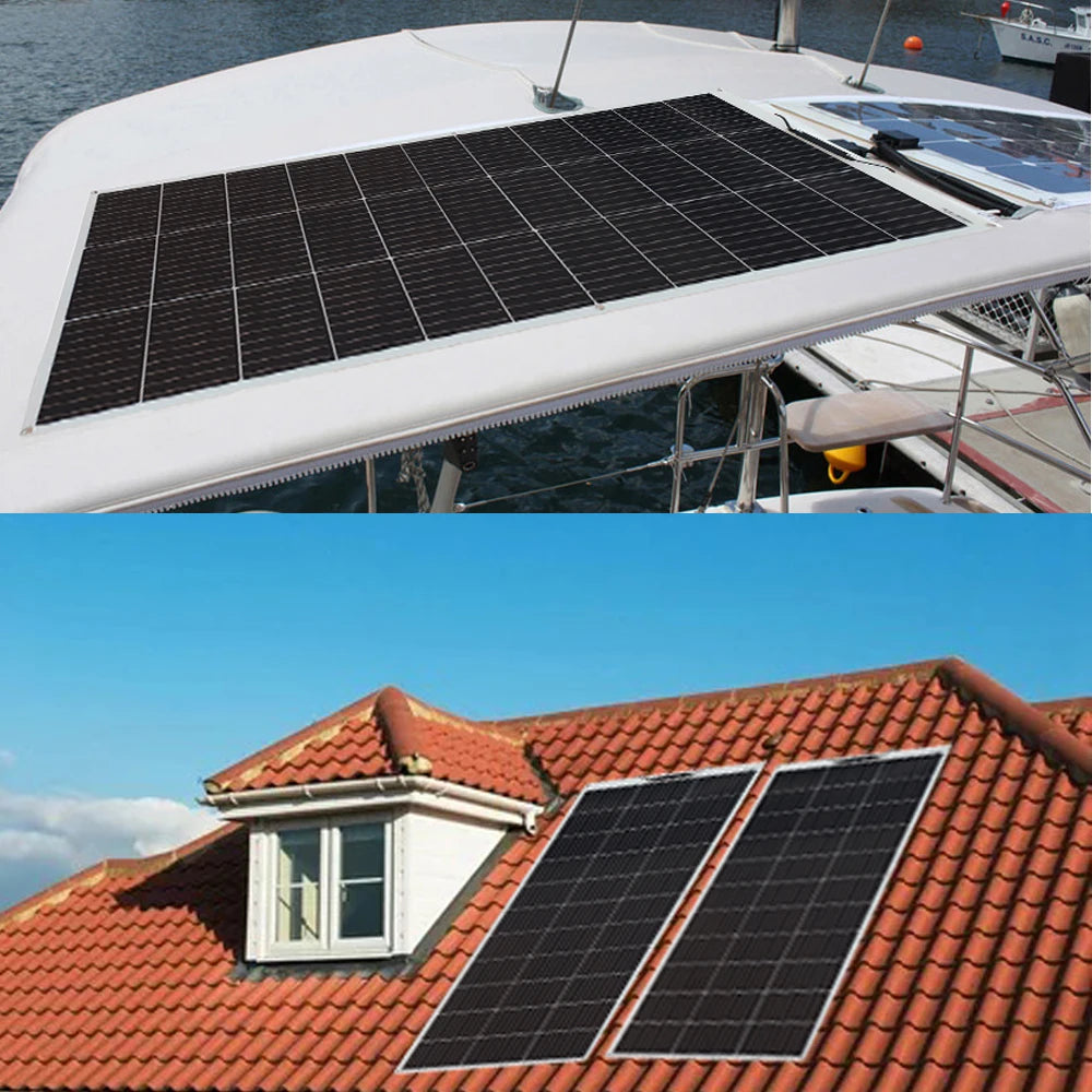 Solar panel 18v 120w 240w 360W 1200w flexible solar panels power 12v 24V charging for balcony light car Motorhome Boat yacht