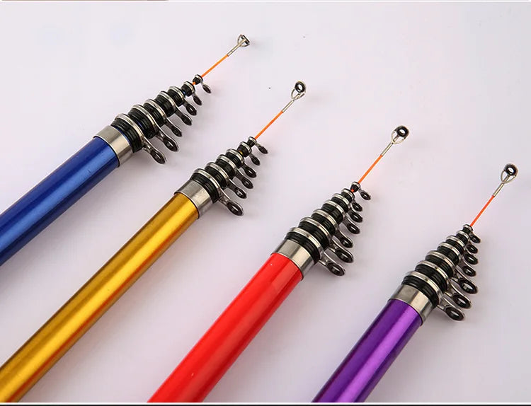 Rock Fishing Rod Small FRP Soft Tail  Portable Telescopic Short Joint Long Range Vara De Pesca Canne a Peche