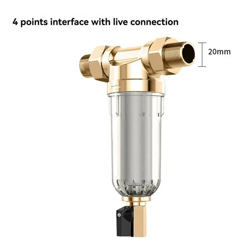 -November Copper Faucets Water Filter Under Sinks Pre-Filter For Tap Water Heater Home Kitchen Tap Supplies