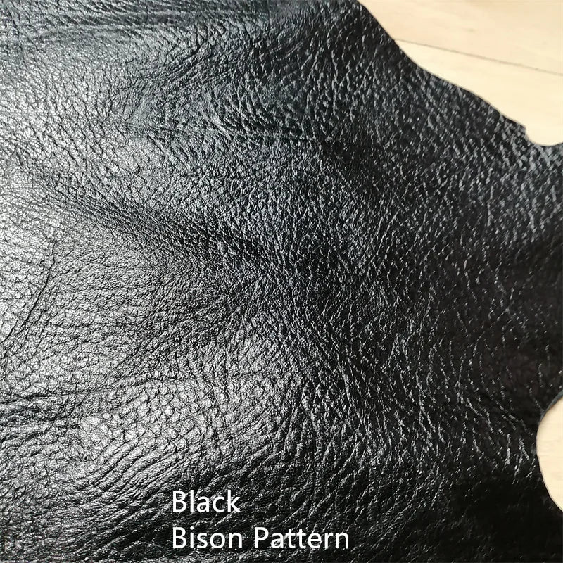 0.7/0.9mm Black Vegetable-Tanned Sheepskin. Top-Grain Leather. Genuine Leather Fabric. DIY Hand For Shoes.Bag. A Whole Sheepskin