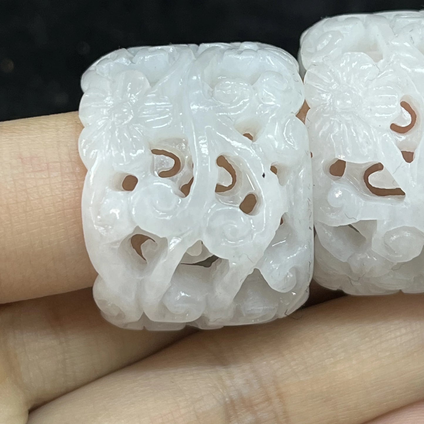 1pcs/lot Jewellery joyas homme gemstones rings antique jade wrenches classical carvings auspicious totems Collectible gifts