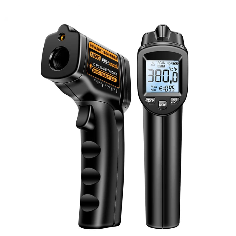 Infrared Thermometer Laser Temperature Gun -20℃~380℃  -4℉~716℉ Digital Ir Thermometer Temp Gun Heat Gun For Barbecue Cooking