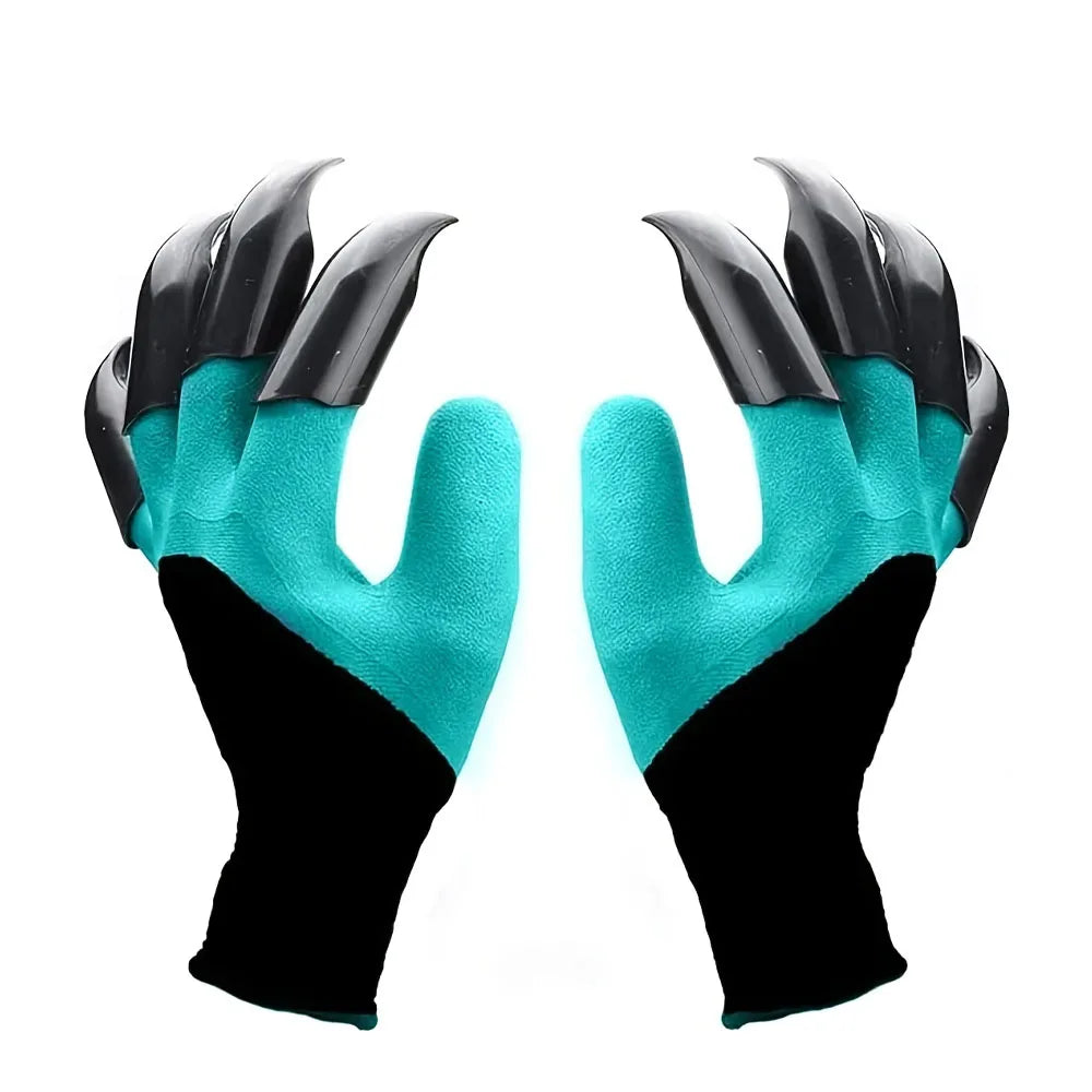 Gardening Gloves with Claws Breathable Waterproof Working Digging Planting Sting-Resistant Non-slip Protective Latex Gloves