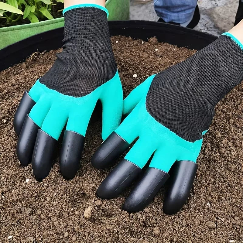Gardening Gloves With Claws Breathable Waterproof Working Digging Planting Sting-Resistant Non-slip Protective Home Latex Gloves