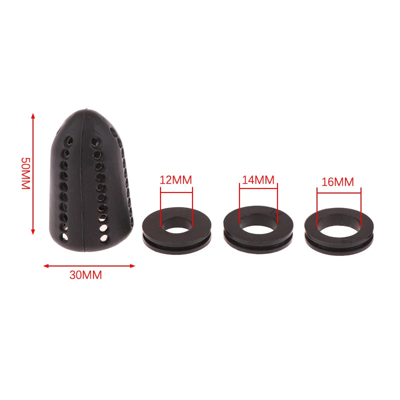 1Set Silicone Hookah Silencer Adjustable Size Chooes Muffler Shisha Accessories