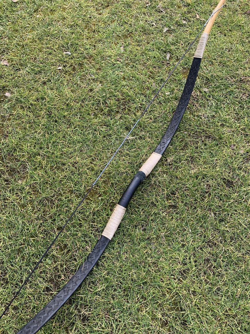 20-60lbs Traditional Recurve Bow Practice Archery Hunting Handmade Wooden Longbow made by hands
