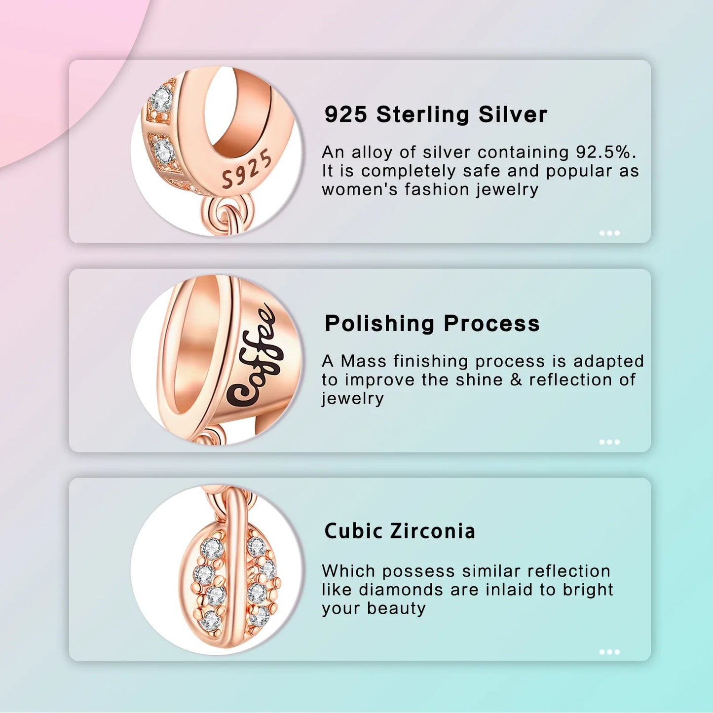 925 Sterling Silver Full series of A-Z letters pendant Charms For Original  Bracelet Charm Necklace Diy Female Jewelry