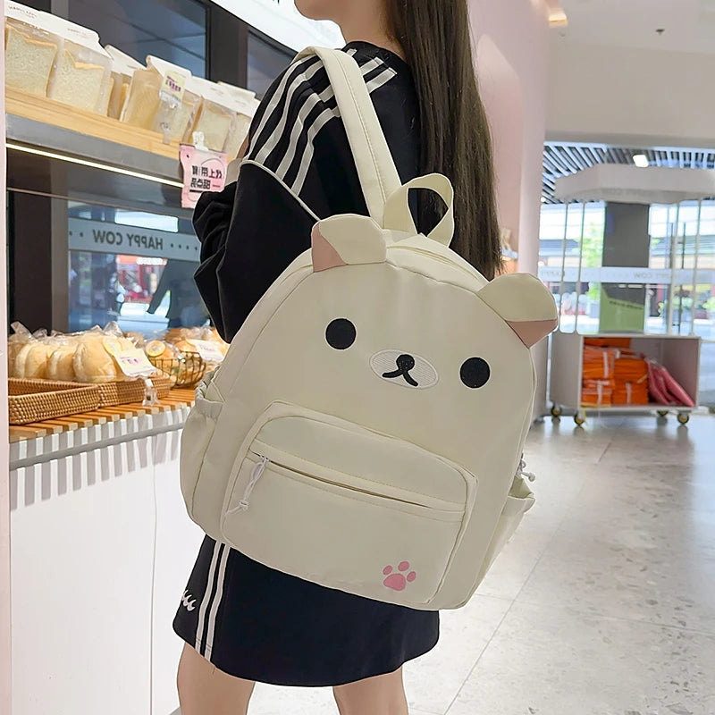 Students Schoolbag Tutoring Bag Large Capacity Knapsack Waterproof Outdoor Travel Backpack Tote Gift