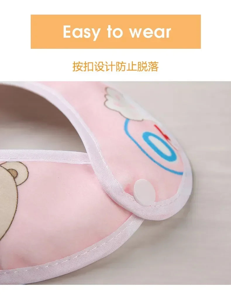 Baby Bibs for Children Waterproof Babys Bib Newborn Water Uptake Bibs Burp Cloths Things for Baby Stuff Feeding Boy Girl