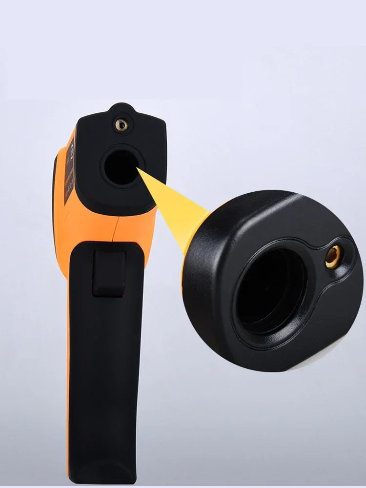 LCD Digital Laser Temperature  Meter Gun High-precision Infrared Thermometer -50~400°C Laser Positioning Non-contact Thermometer