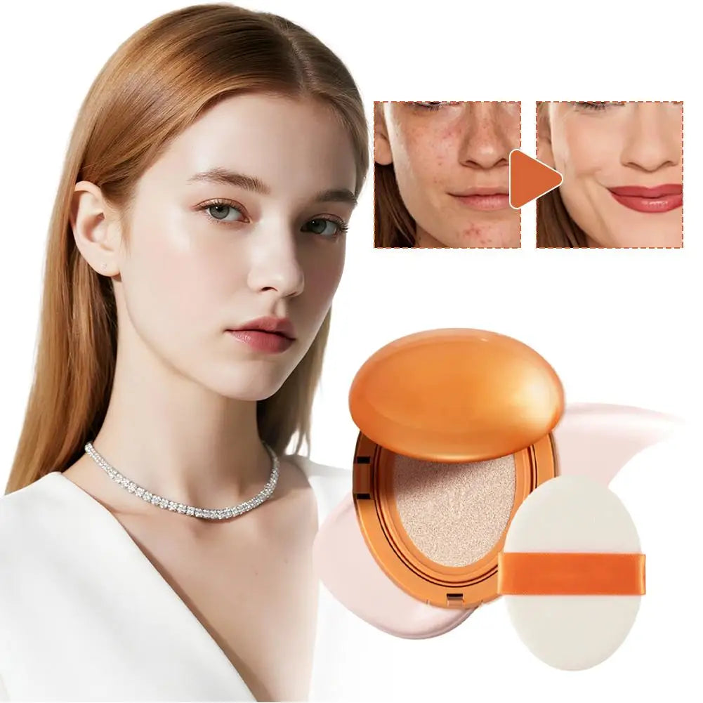 BARVENA Oil Control Air Cushion Regulates Sebum Secretion Conceals Imperfections High Coverage Yet Natural Look For All Day Wear