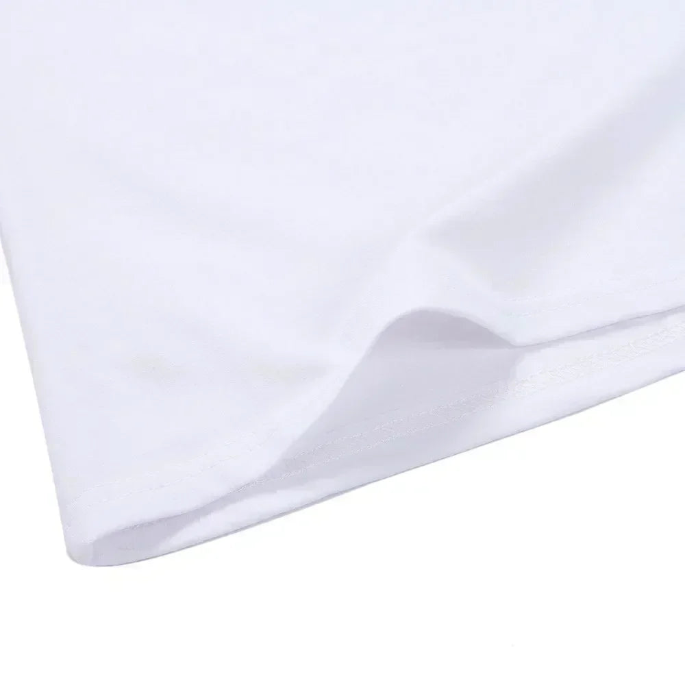 Men Women 100% Cotton  T-shirt Solid Color Trend Leisure Short Sleeve Black White Gray High Quality Heavy Fabric Loose T Shirt