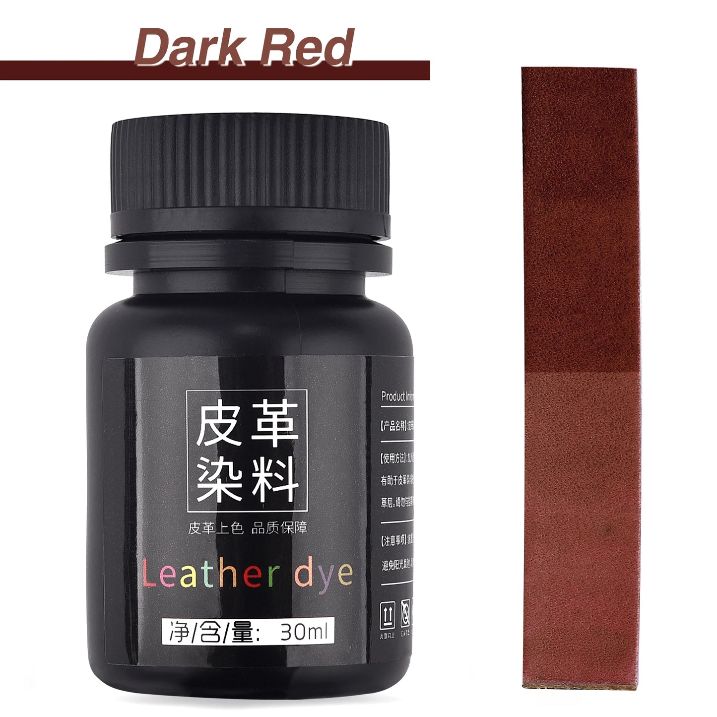 30ml Leather Dyes Color Paint Handmade Leather Goods Carving Material Color Changing Dye Adjustable Diluted Alcohol Leather Dye
