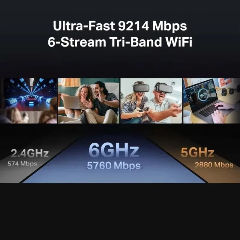 Furniture.Tri-Band BE9300 WiFi 7 Router Archer BE550 6-Stream 9.2Gbps Extended Coverage VPN Support sofa