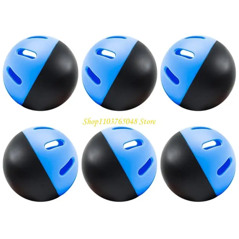R53E Set of 6pcs 74mm Baseball Practice Balls Training Equipment Safe Materials
