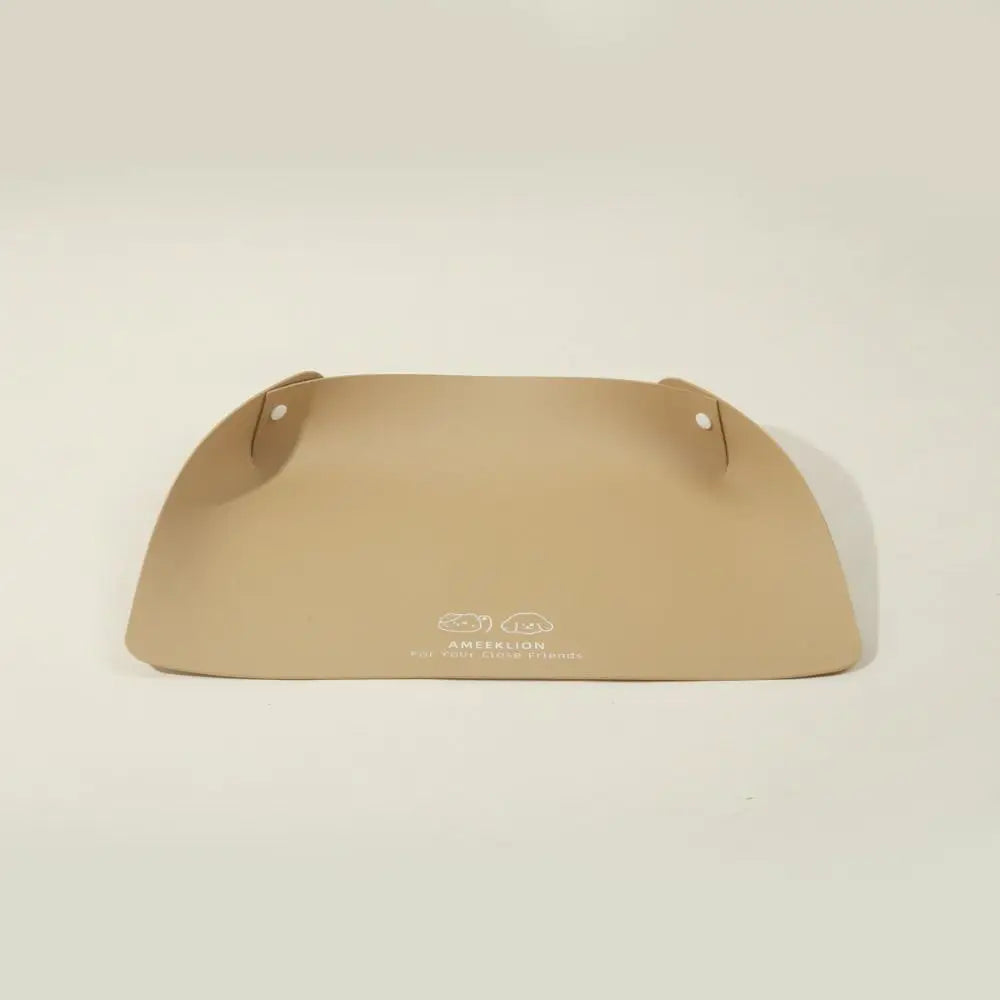Easy To Clean PU Leather Pet Anti Spill Placemat Waterproof Anti Slip Cat Bowl Mat Oil Resistant Dog Food Pad Kitten