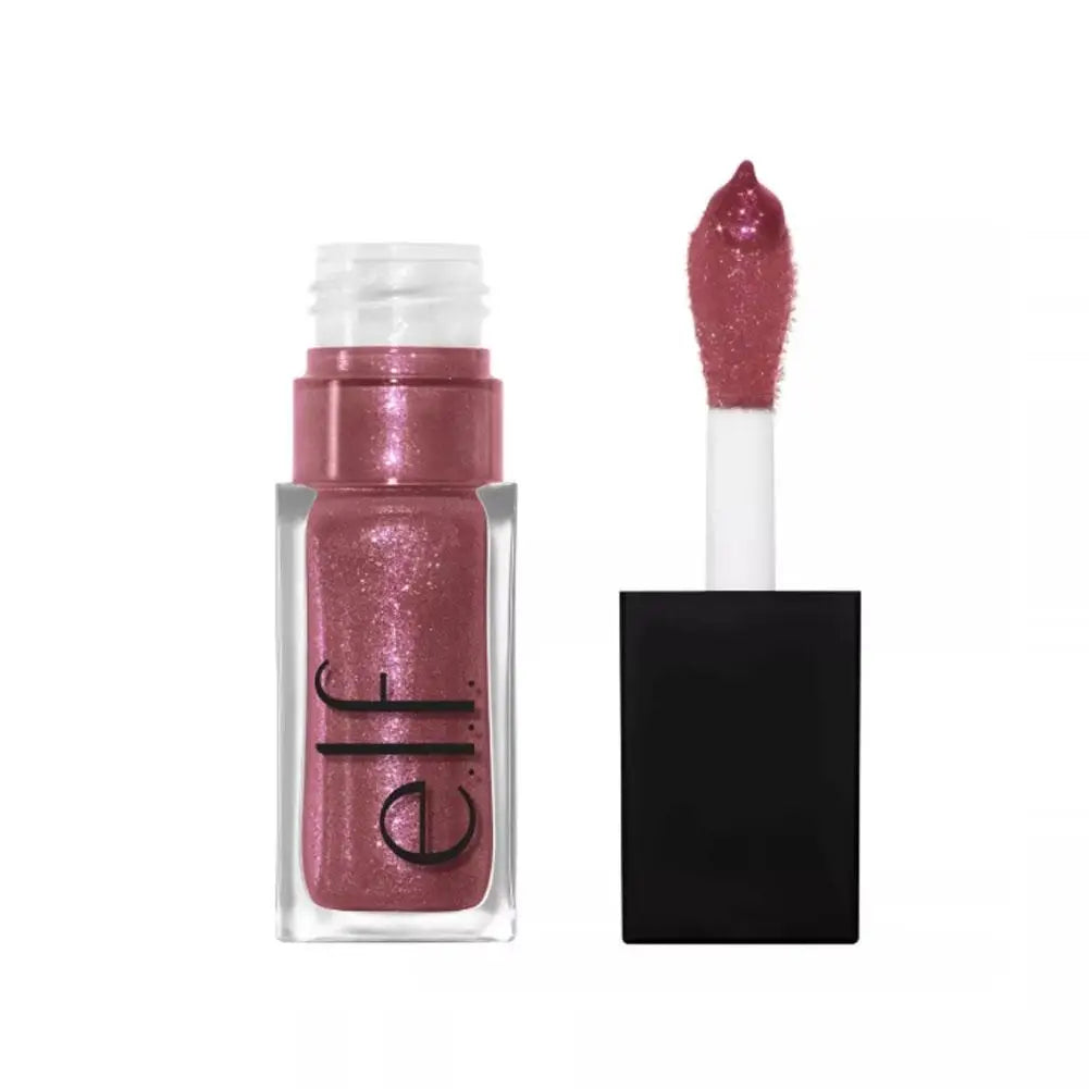 Elf Divine Wine Shiny Lip Glaze Crystal Glossy Finish Long-Lasting Lip Color Cosmetic Beauty Product