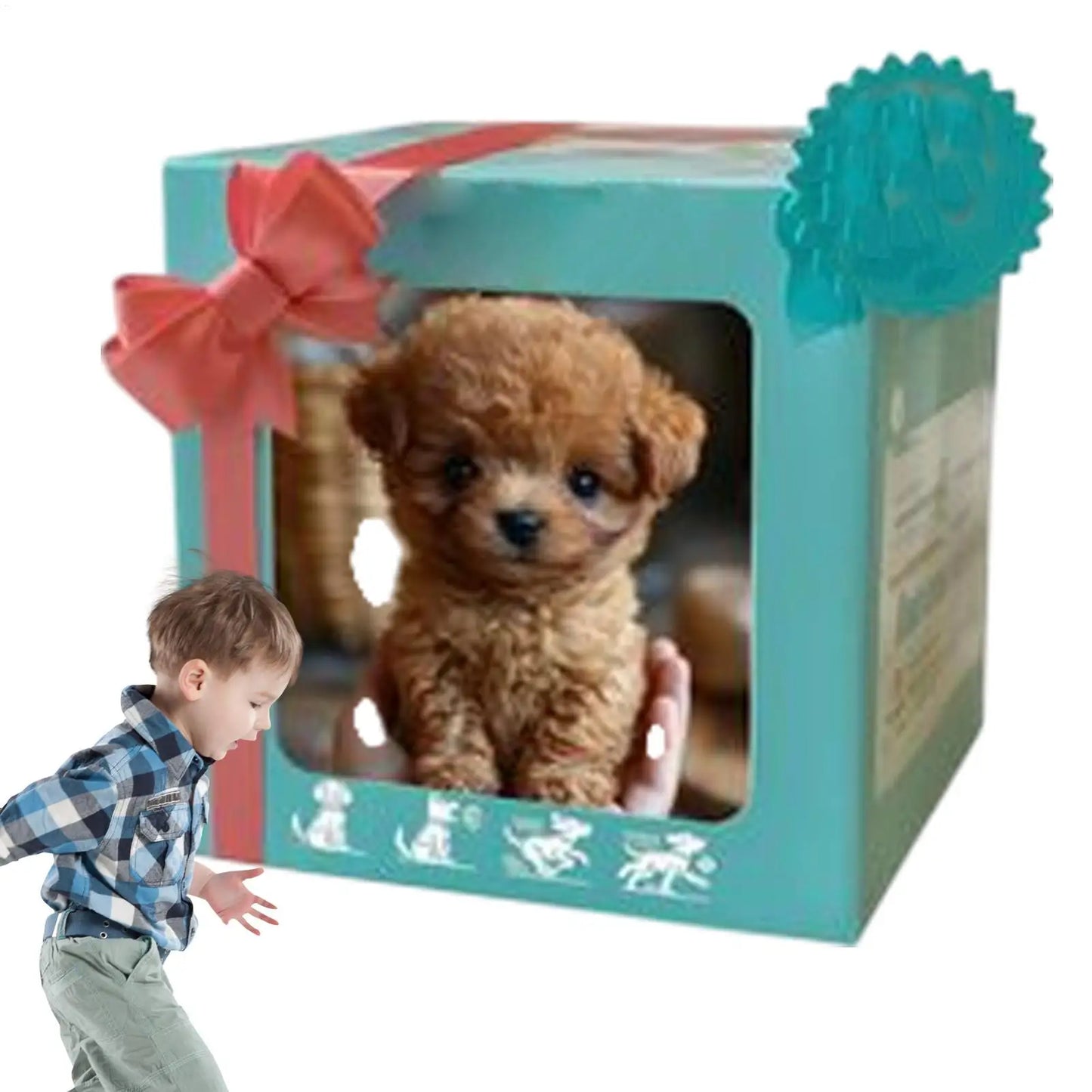 2025 New Robot Dog, Robot Puppy, Realistic Robots Puppy Cute Dogs Plush Doll Toy Gift Cartoon Children's Puppy Doll