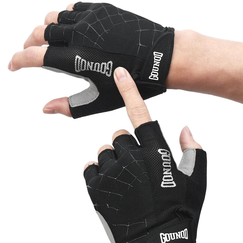 1 Pair Gym Gloves, Workout Gloves, Fingerless Gloves for Weightlifting, Lightweight Breathable Fitness Gloves, Sports Gloves