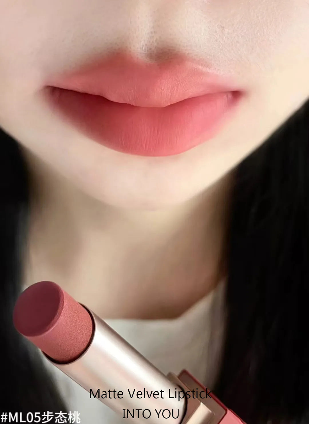INTO YOU Matte Velvet Lipstick Easy To Wear Silky Smooth Long Lasting Whitening Lips Beauty Makeup