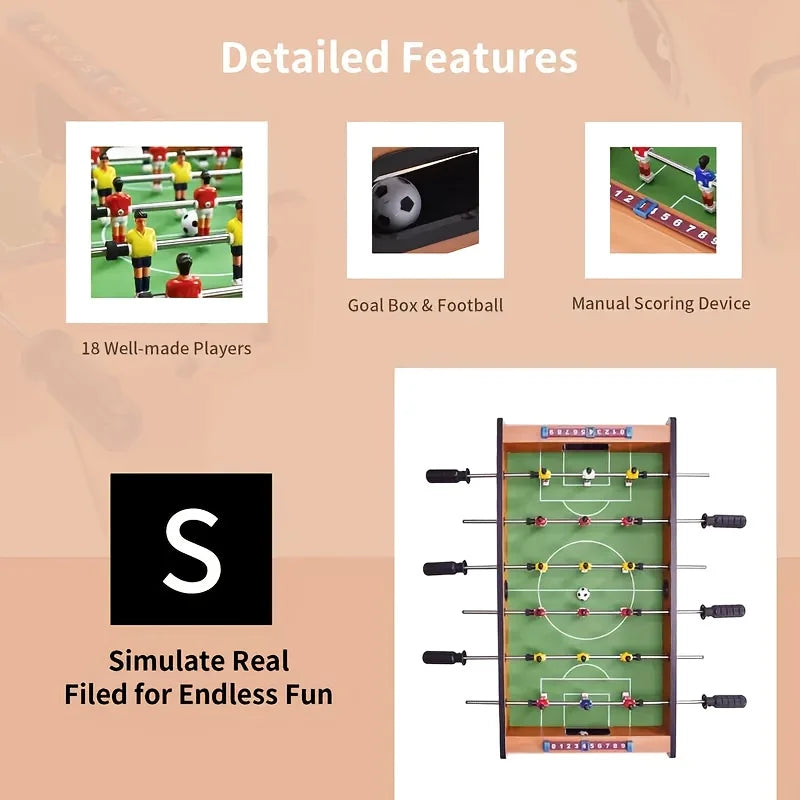 Football Table Games Foosball Table Soccer Tables Party Board Mini Balle Baby Foot Ball Desk Interaction Game Kid Player Gift
