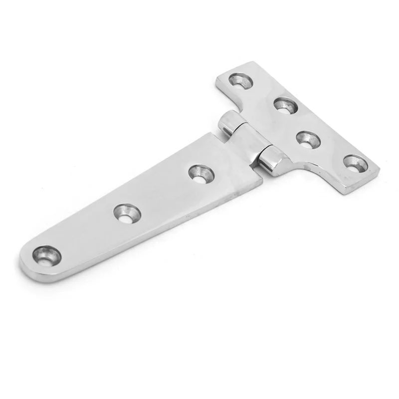 ABGE-Home Door Gate Parts Door Hinge T Type Hinge Gate Butt Hinge Thickened Stainless Steel T Type Hinge 151X75x4.5 Mm