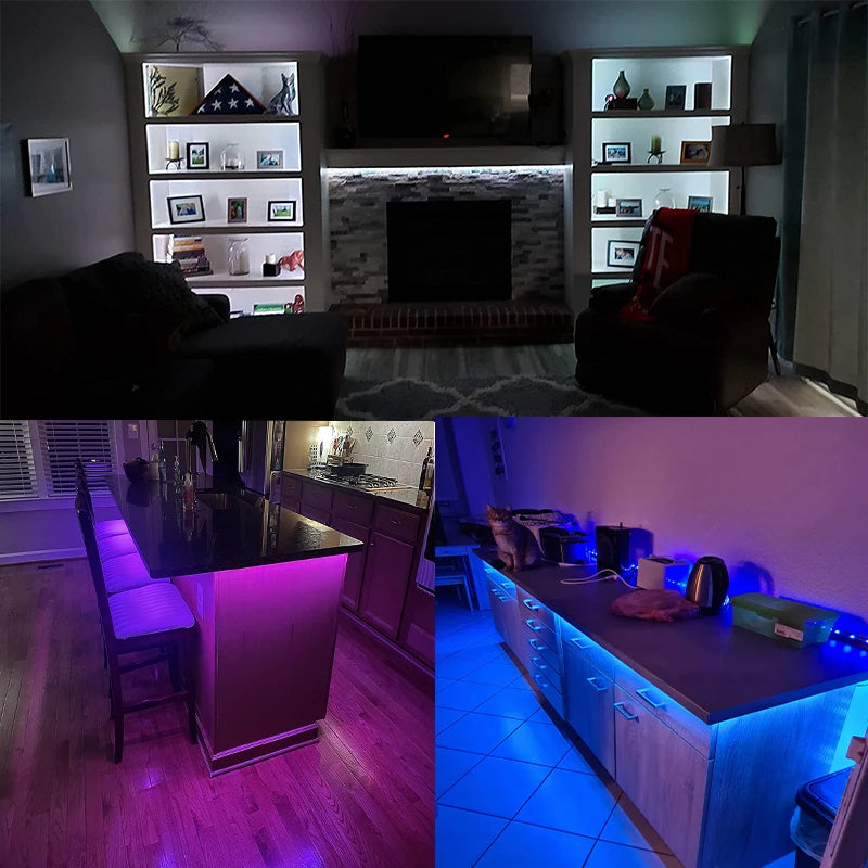 LED Strips Infrared Control Neon Ice Lights TV Backlight Room Decor SMD5050 USB Bedroom Decoration 1m 2m 3m 4m 5m Luces LED