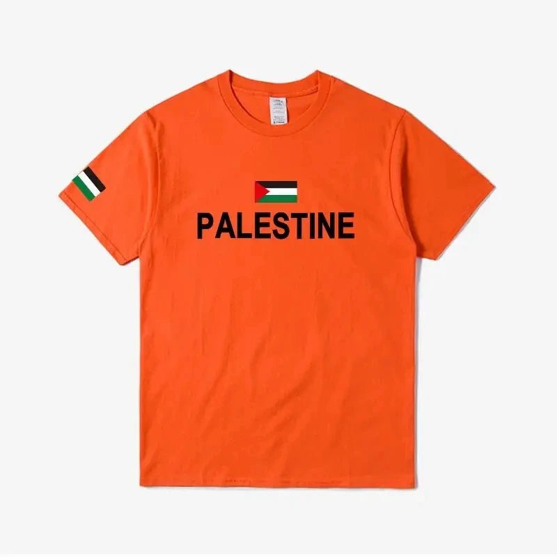 Palestine Palestinian National flag t shirt Fashion Jersey Nation Team 100% Cotton T-shirt Tees Country Sporting Gyms PS PSE Top