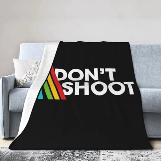 Flannel Arc Raiders Don't Shoot! Arc Stripes Throw Blanket- Ultra Soft Lightweight for Bed, Sofa, Travel & Camping